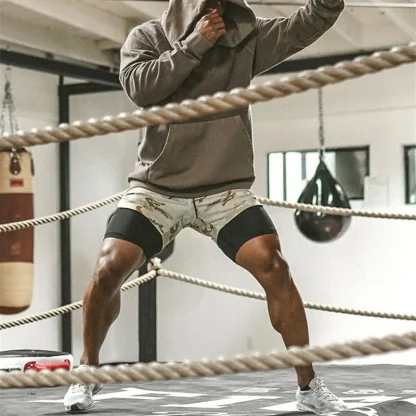 Sporty Layered Running Shorts - Image 6
