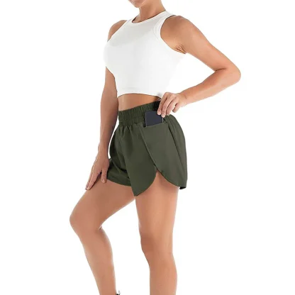 Sporty Pocketed Running Short - Image 2