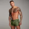 green-running-shorts