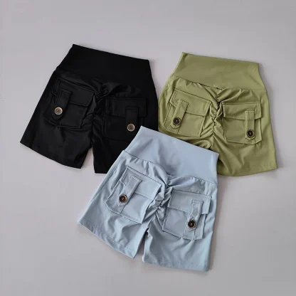 High Waist Seamless Running Shorts - Image 4