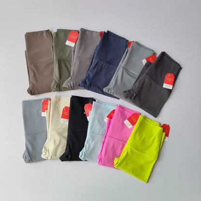 High-Waist Fitness Running Shorts - Image 6