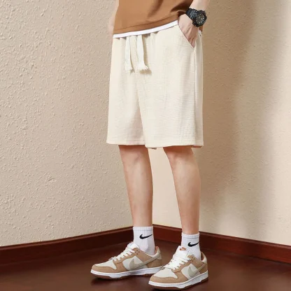 Waffle Texture Running Shorts - Image 2