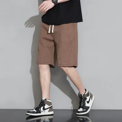 Waffle Texture Running Shorts - Image 5