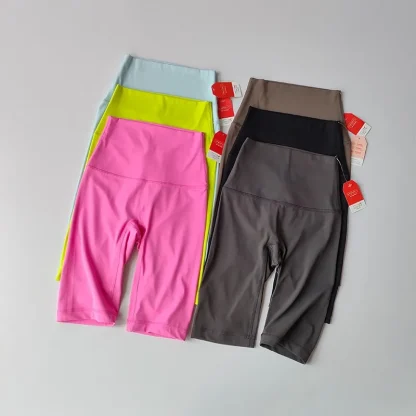 High-Waist Fitness Running Shorts - Image 2