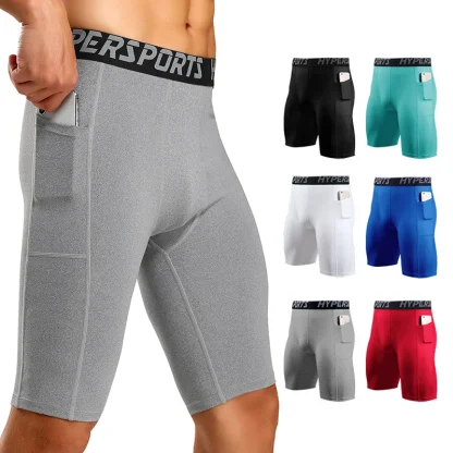 Sporty Compression Running Shorts - Image 5
