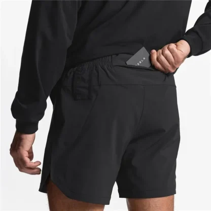 Solid Color Running Shorts - Image 5