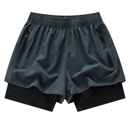 Double-Layer Running Shorts