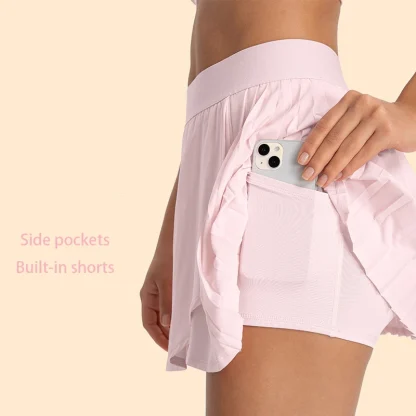 Slit-Design Fitness Running Shorts - Image 5