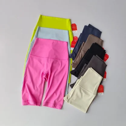 High-Waist Fitness Running Shorts - Image 4