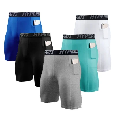 Sporty Compression Running Shorts - Image 6