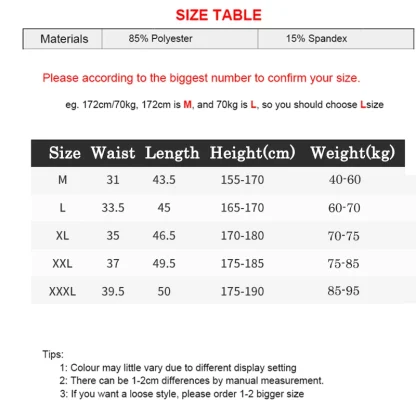 Sporty Compression Running Shorts - Image 7